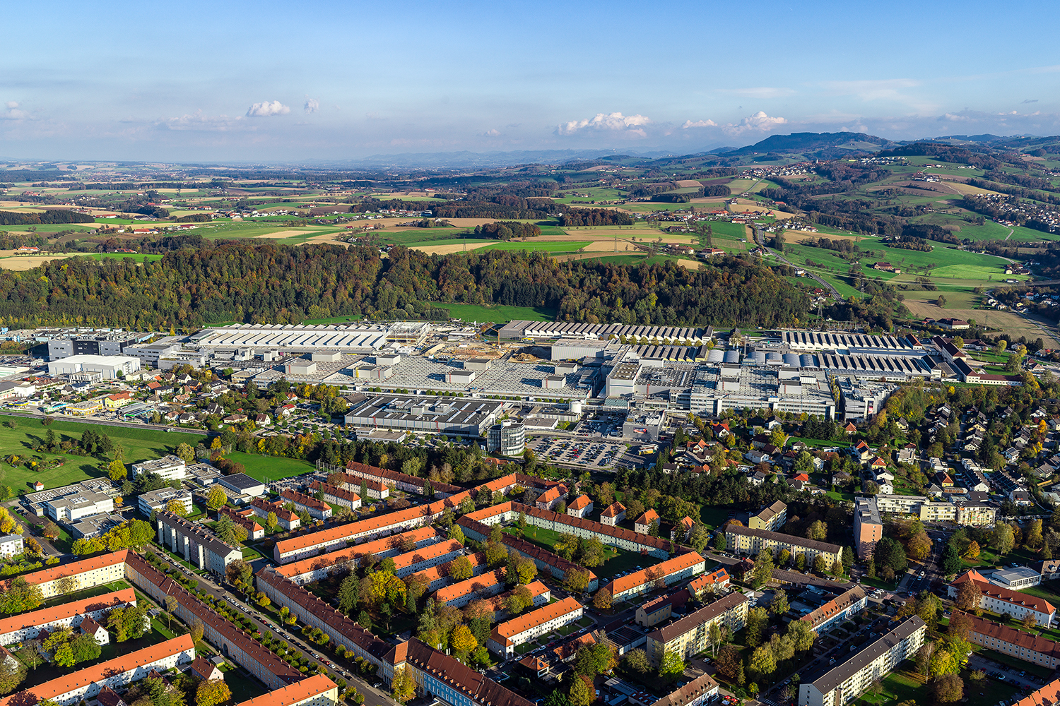 Luftaufnahme Werk Steyr