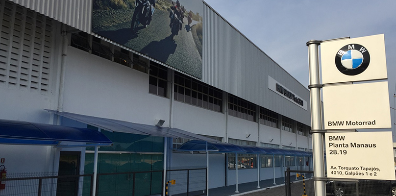 Exterior view of the BMW plant Manaus