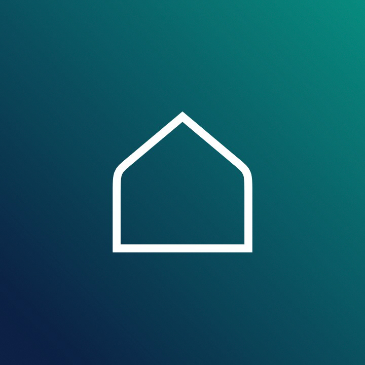 Icon showing a house