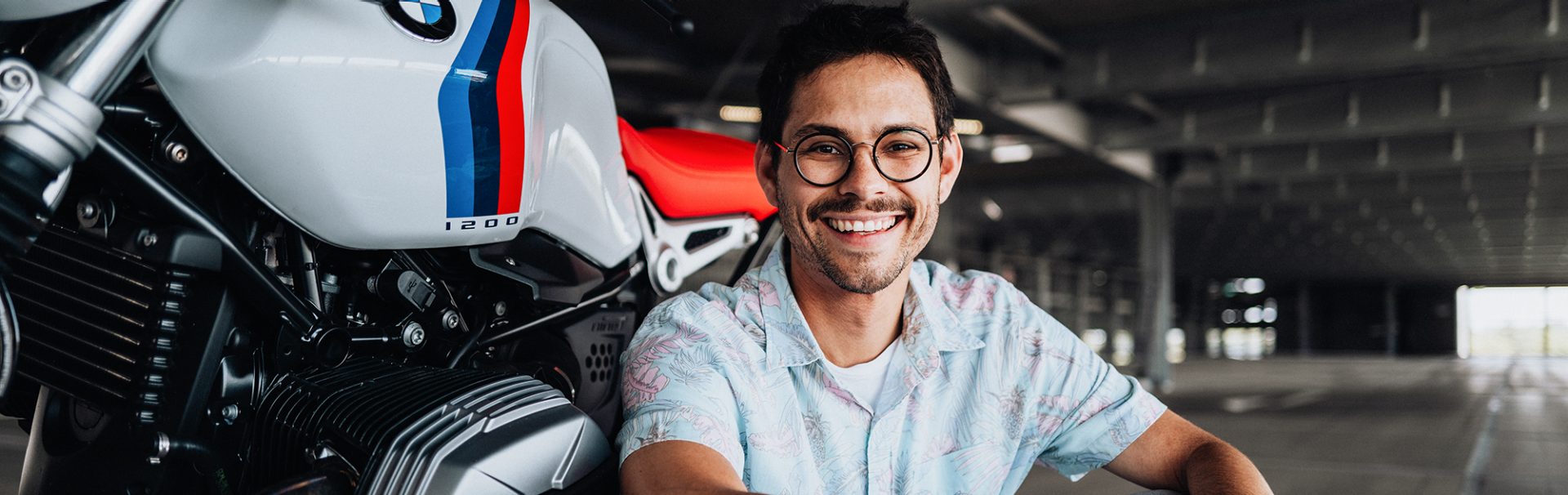 Zacharias and his motorbike