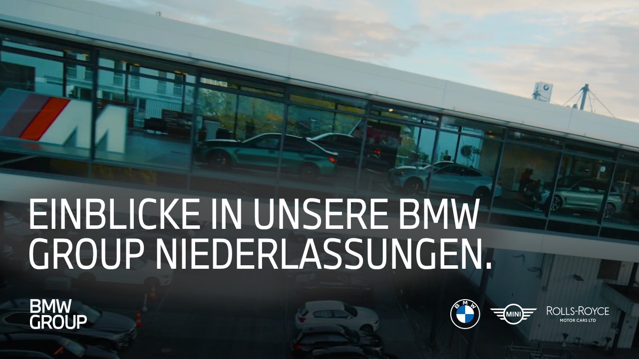 The video shows the job opportunities in the BMW Group dealerships.