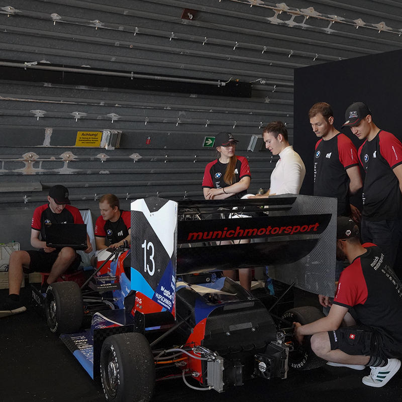 Formula Student Event auf einer BMW Group Teststrecke